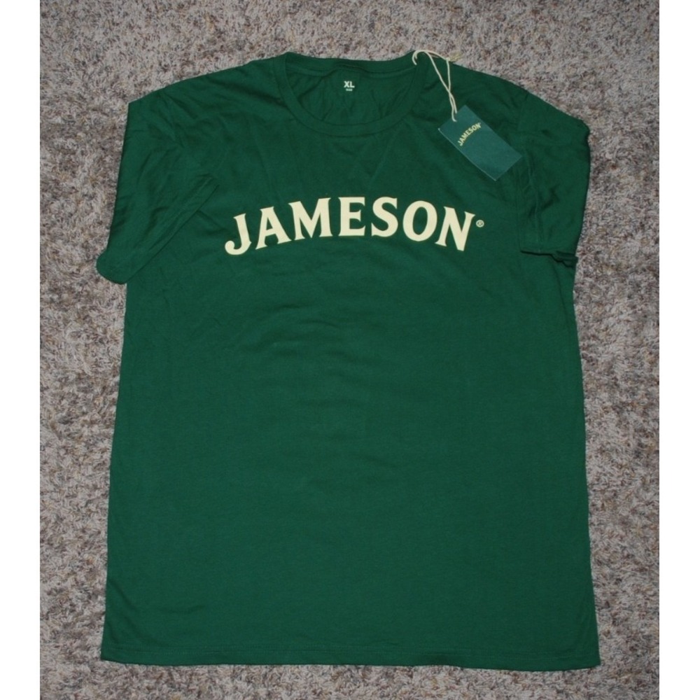 Jameson Irish Whiskey Green T‑Shirt – Men's XL – NEW